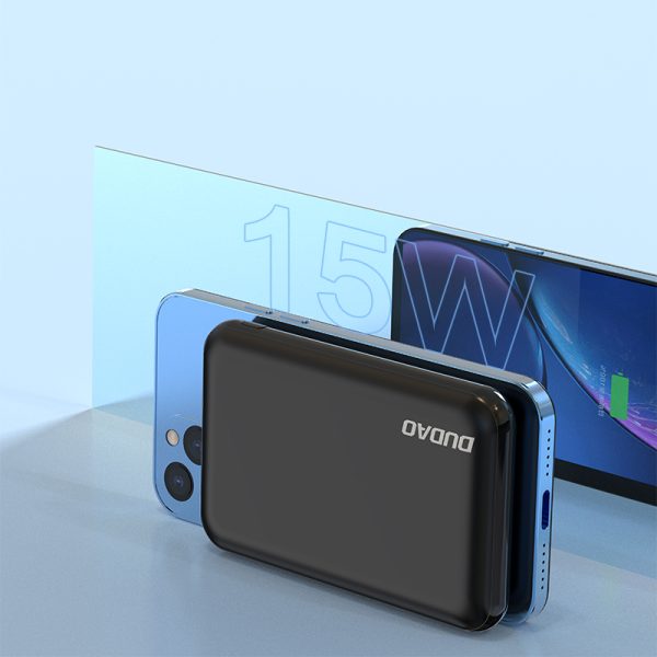 PowerBank 1000mah TGK1 ar Magsafe 15W melno stiepļu kāpni