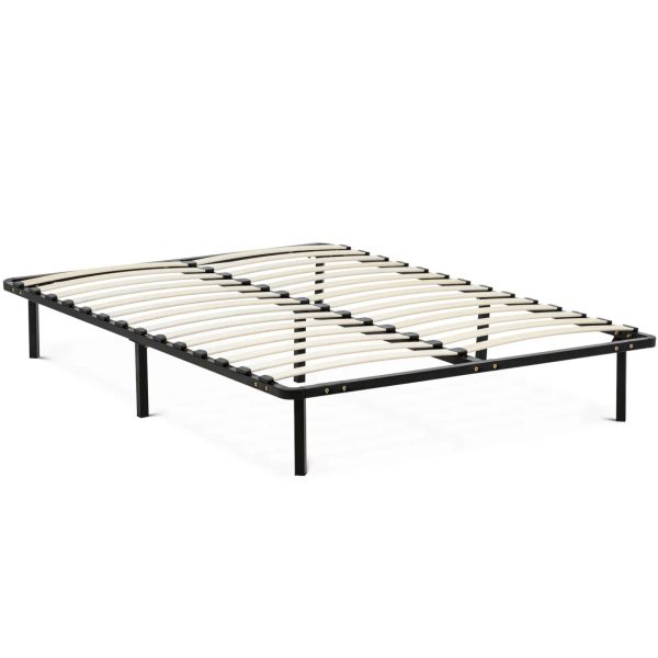 Metāla gultas rāmis 7 kājas līdz 400 kg 140 x 200 cm