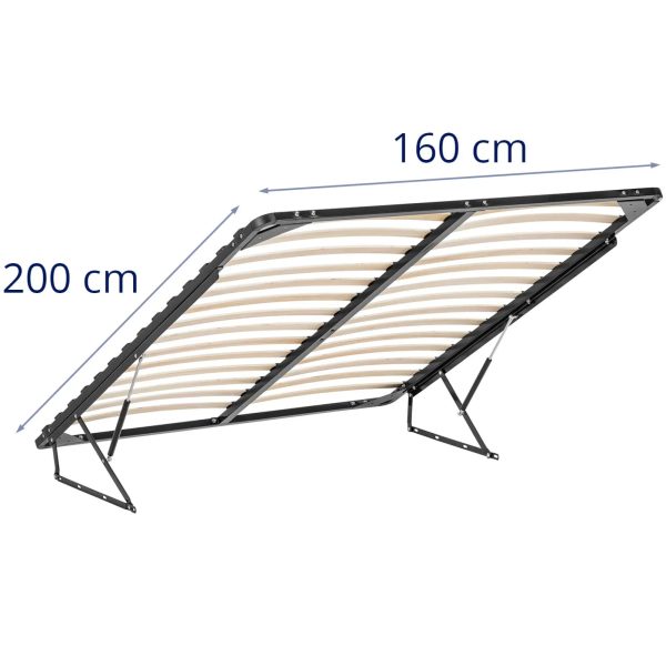 10250908-5 Gultas rāmis pacēla metālu līdz 300 kg 160 x 200 cm