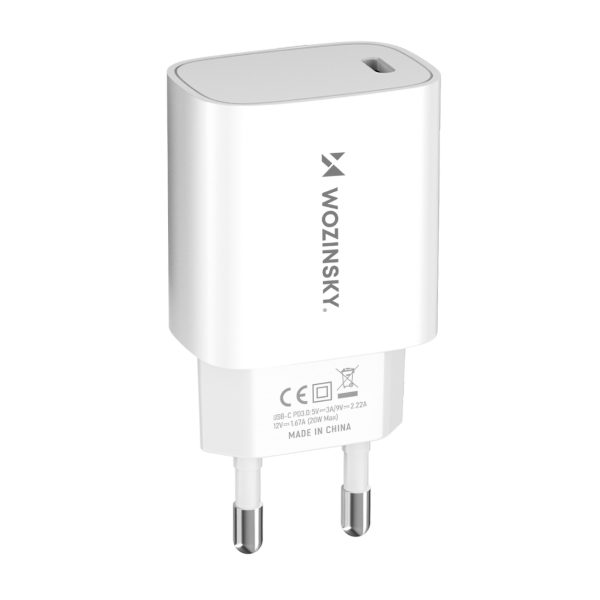 20W USB-C 100-240V tīkla lādētājs