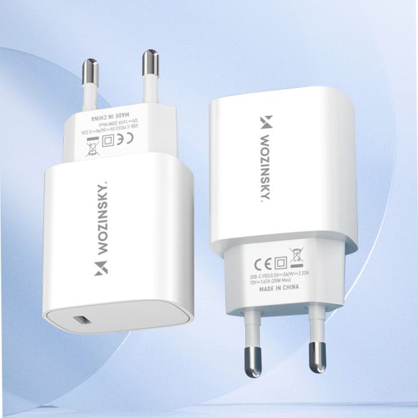 20W USB-C 100-240V tīkla lādētājs