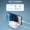 20W USB-A USB-C 100-240V USB lādētājs