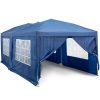 Telts dārza paviljons ar sienām ūdensnecaurlaidīgi 3 x 6 m