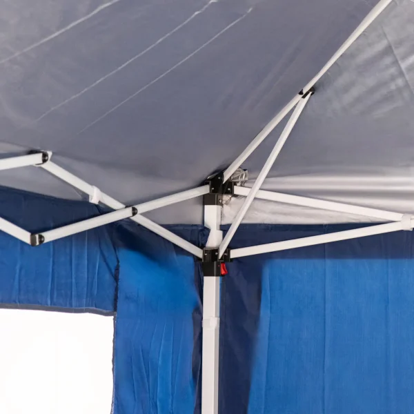 Telts dārza paviljons ar sienām ūdensnecaurlaidīgi 3 x 6 m