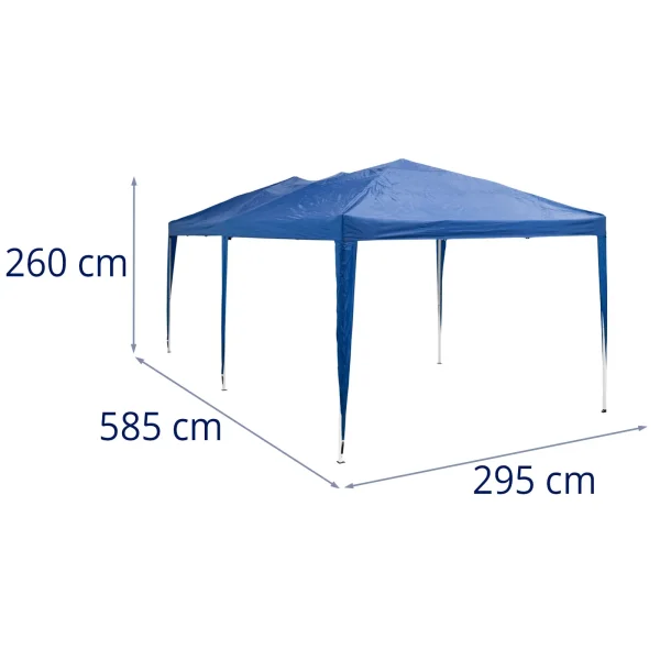 Ūdensnecaurlaidīga dārza telts 3 x 6 m