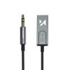 Audio adapteris ar Bluetooth 5.3 uztvērēju un Aux minijack 3,5 mm un USB savienotāju