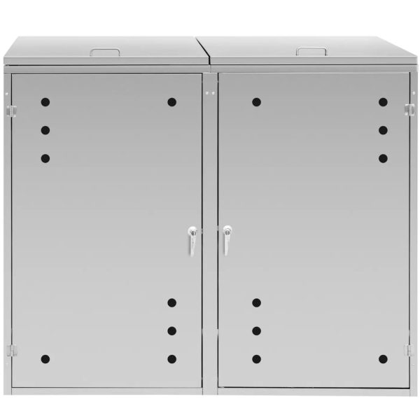 Vāka pārsega atkritumu tvertne ar ventilāciju 2 x 240 l