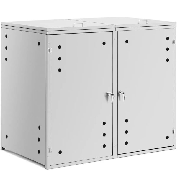Vāka pārsega atkritumu tvertne ar ventilāciju 2 x 240 l
