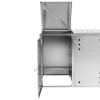 Vāka pārsega atkritumu tvertne ar ventilāciju 3 x 240 l