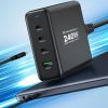 240W USB-A 3X USB-C GAN lādētājs.
