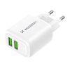 4A 2x USB-A White