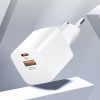 PD QC 3.0 100-240V 20W USB-C USB-A Network Charger