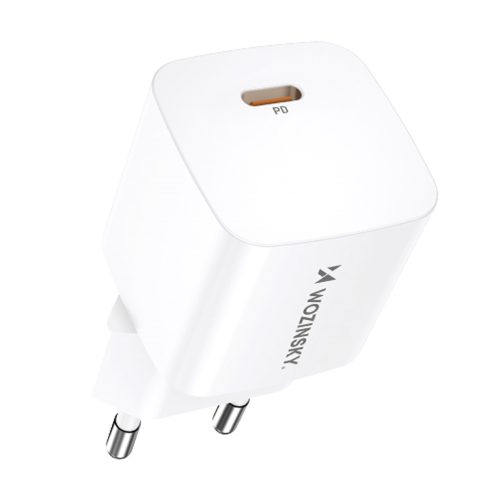 Tīkla lādētājs 100-240V PD USB-C 20W balts