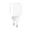 Tīkla lādētājs 100-240V PD USB-C 20W balts