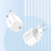 Tīkla lādētājs 100-240V PD USB-C 20W balts