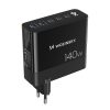 100-240V GAN 140W 3X USB-C / 2X USB-A tīkla lādētājs