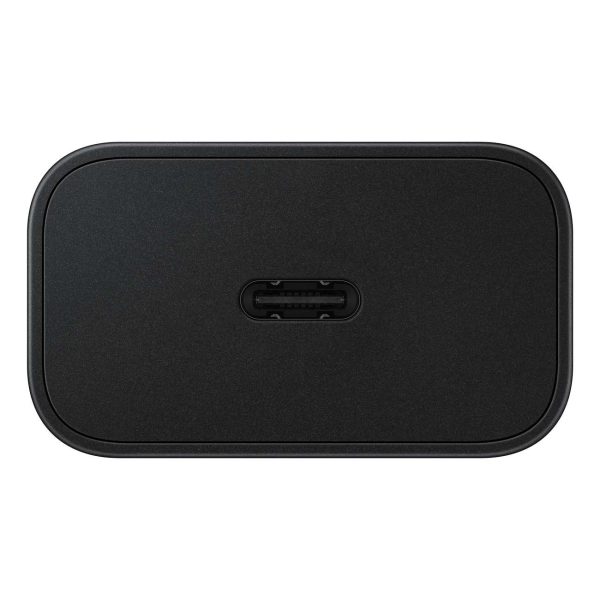 Samsung Gan 25W SFC lādētājs ar USB-C melno kabeli