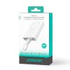 Magnētiskā PowerBank 1000mah 20W ar pamatni + zibens kabelis - USB -C balts