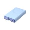 Magnētiskā PowerBank 1000mah 20W ar pamatni + zibens kabelis - USB -C Blue