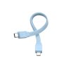 Magnētiskā PowerBank 1000mah 20W ar pamatni + zibens kabelis - USB -C Blue