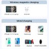 Magnētiskā PowerBank 1000mah 20W ar pamatni + zibens kabelis - USB -C Blue