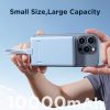 Magnētiskā PowerBank 1000mah 20W ar pamatni + zibens kabelis - USB -C Blue