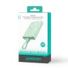 Magnētiskā PowerBank 1000mah 20W ar statīvu + zibens kabelis - USB -C zaļš