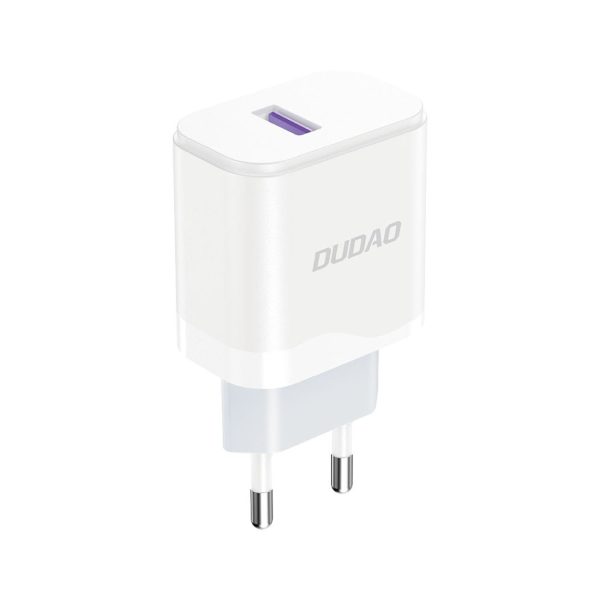 USB-A 18W tīkla lādētājs ar iPhone USB-A-Lighting White