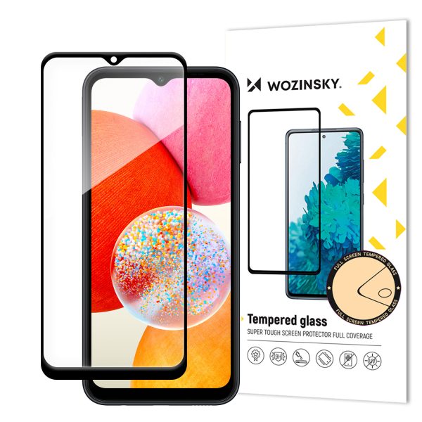 9h pilna līme rūdīta stikls ar melnu rāmi Samsung A15 / A15 5g