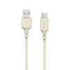 Kabeļa pastiprināts kabelis Sr USB-A-USB-C 5A 1M smilškrāsas