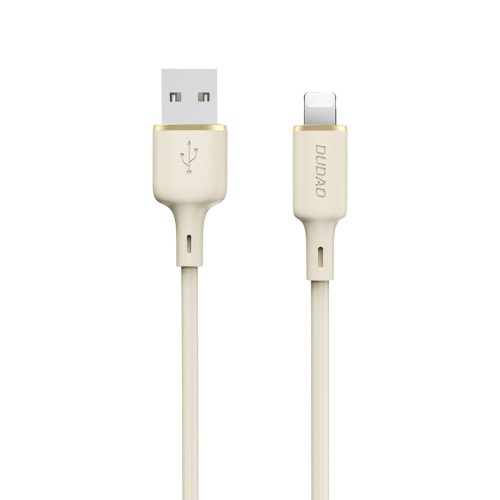 Kabelis kabelis iPhone pastiprinātam Sr USB -A - zibens 5A 1M smilškrāsas