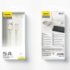Kabelis kabelis iPhone pastiprinātam Sr USB -A - zibens 5A 1M smilškrāsas