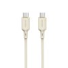 Kabeļa pastiprināts kabelis Sr USB-C-USB-C 100W 2M smilškrāsas