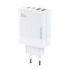 GAN 2X USB-A / 2XUSB-C PD 65W baltais lādētājs