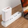GAN 2X USB-A / 2XUSB-C PD 65W baltais lādētājs