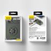 Stilīgs PowerBank 1000MAH 22.5W USB-A / USB-C ar pelēku displeju
