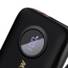 PowerBank 1000mah ar USB-C / Lightning Black kabeļiem