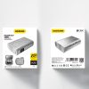 Stilīgs PowerBank 1000MAH USB-A / USB-C 22.5W Sudrabs