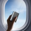 Stilīgs PowerBank 1000MAH USB-A / USB-C 22.5W Sudrabs