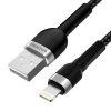 Kabelis Kabelis iPhone USB -A pinai - zibens 2,4A 2m melns