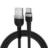 Kabeļa kabelis USB-A BRAID-USB-C 2