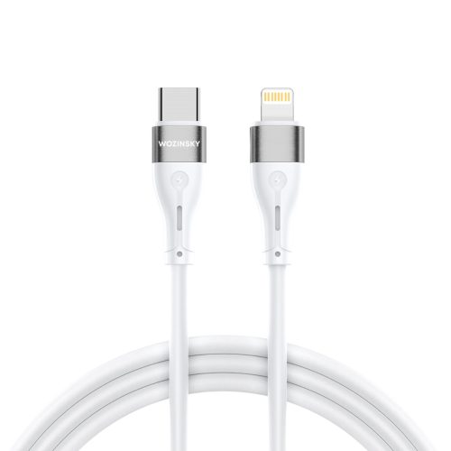 Kabelis Kabelis iPhone USB -C - zibens pd 27w 1m balts