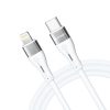 Kabelis kabelis iPhone USB -C - zibens PD 27W 2m balts