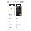 Kabelis kabelis iPhone USB -C - zibens PD 27W 2m balts