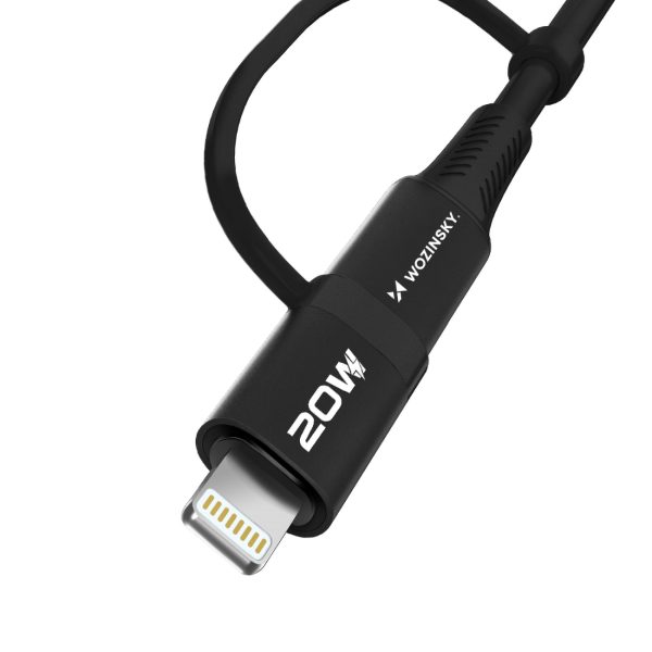 4in1 Universal Cable 2x USB-C 1X USB-A 1x Lightning 60W 1M Black