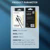 4in1 Universal Cable 2x USB-C 1X USB-A 1x Lightning 60W 1M Black