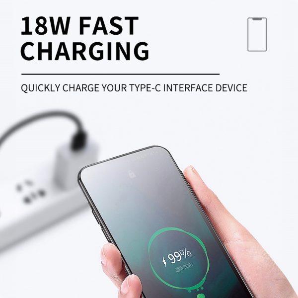 4in1 Universal Cable 2x USB-C 1X USB-A 1x Lightning 60W 1M Black