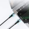Kabelis kabelis iPhone MFI USB -C - zibens 480MB/s 3A 2m melns