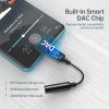 USB -C audio adaptera adapteris - ligzda 3,5 mm 11 cm melns