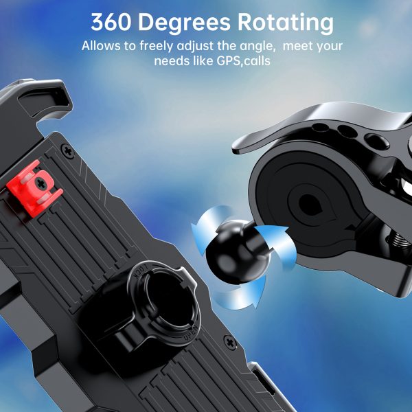 Pelēkas regulējamas tālruņa velosipēda rokturis stūrei